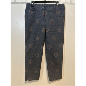 Ann Taylor LOFT Women 8 Riviera Cropped Pants‎ Capri Marisa Fit Floral 6203
